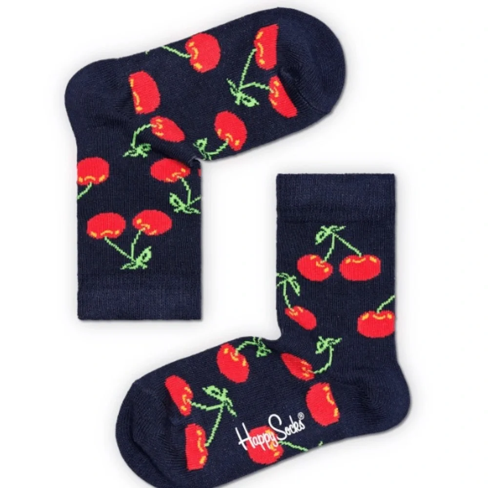 NWT Happy Socks Gift Set Cherry Kids Classic Size 2-3Y